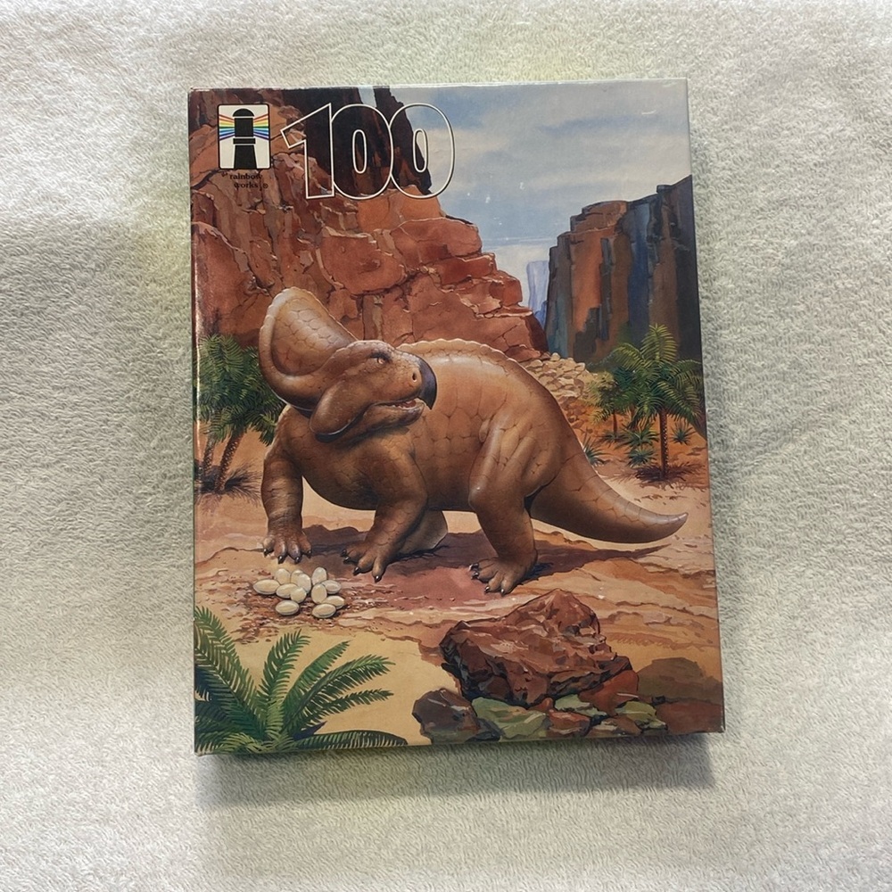 Vintage Protoceratops puzzle